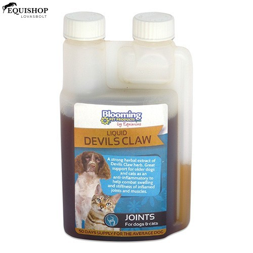 EQUIMINS DEVILS CLAW HERBAL EXTRACT– Ördögcsáklya oldat kutyáknak és macskáknak 250ML
