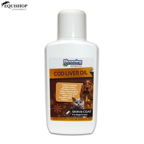 EQUIMINS COD LIVER OIL – Csukamájolaj kutyáknak és macskáknak 500 ml