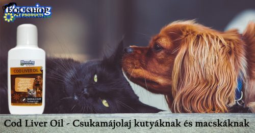 EQUIMINS COD LIVER OIL – Csukamájolaj kutyáknak és macskáknak 500 ml