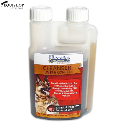 EQUIMINS CLEANSER– Máj- és vesetisztító gyógynövényi oldat kutyáknak és macskáknak 250ML