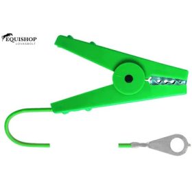 VILL.PÁSZT. SZIGETELT FÖLDKÁBEL KROKODIL CSIPESSZEL 1M