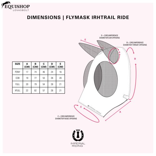 FEJHÁLÓ IMPERIAL RIDING IRH TRAIL RIDE UNICORN