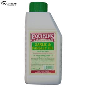   EQUIMINS GARLIC &PARSLEY OIL-Fokhagyma és petrezselyem olaj 500ML