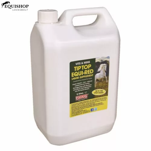 EQUIMINS TIP TOP EQUI-RED LIQUID – vas és ásványi anyagok, vitaminok komplex oldata
