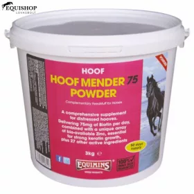   EQUIMINS BIOTIN HOOF MENDER POR (Biotin Pata-ír) 75 mg / adag biotin tartalommal