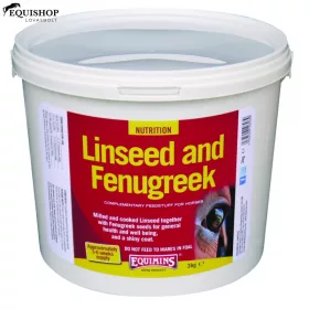 EQUIMINS LINSEED & FENUGREEK-Lenmag és görögszéna 3KG