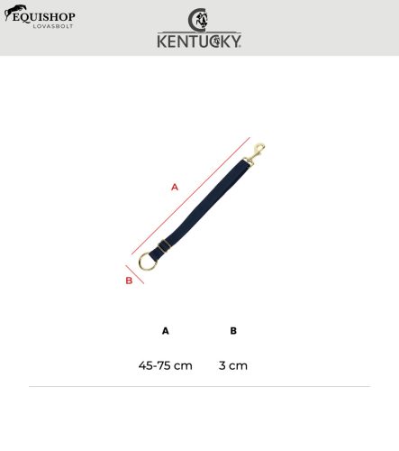 VÖDÖRTARTÓ KENTUCKY KARABÍNERES ÁLLÍTHATÓ