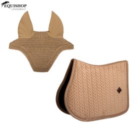 NYEREGALÁTÉT+FÜLVÉDŐ KENTUCKY VELVET MINI PEARLS