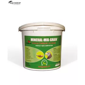   PATRON MINERAL-MIX-GRAIN 5KG– ásványi kiegészítő:agyag, tömörített zöldségek, kendermag, kagylóhéj, stb.