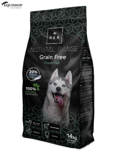 REX NATURAL RANGE GRAIN FREE FRESH FISH – hipoallergén gabonamentes halas szárazeledel