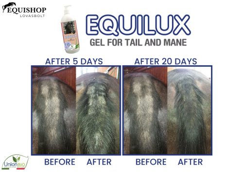 UNIONBIO EQUILUX-ápoló gél farokhoz és sörényhez 1L